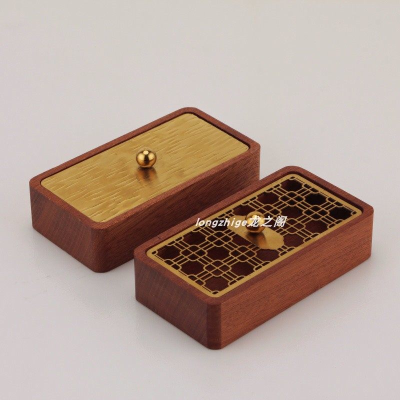新中式加厚木座牙线签盒 家用酒店餐厅牙签牙线收纳盒桌面牙签罐,收纳整理,牙签盒,淘宝优惠券,粉丝福利购,淘宝优惠卷