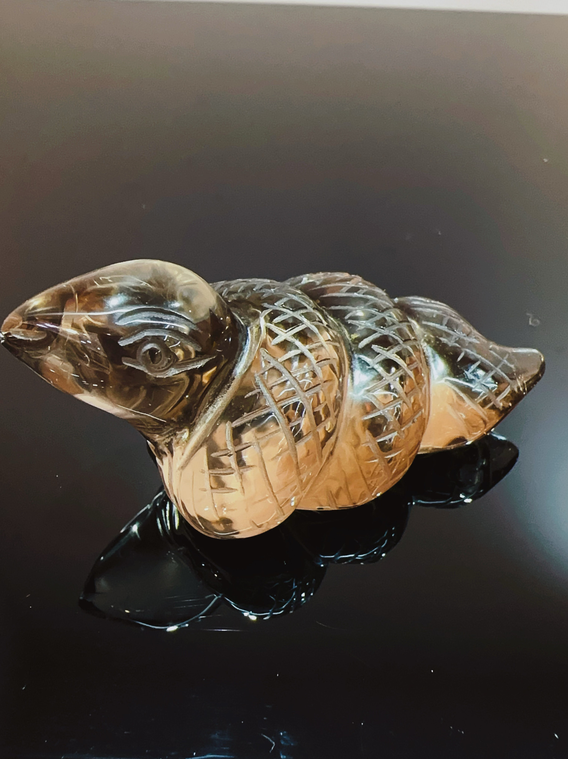 天然水晶蛇摆件黄白水晶雕刻龙球生肖龙蛇双龙戏珠龙凤蛇招财