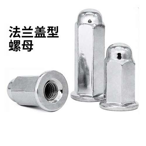 加高加长法兰盖型螺母圆头