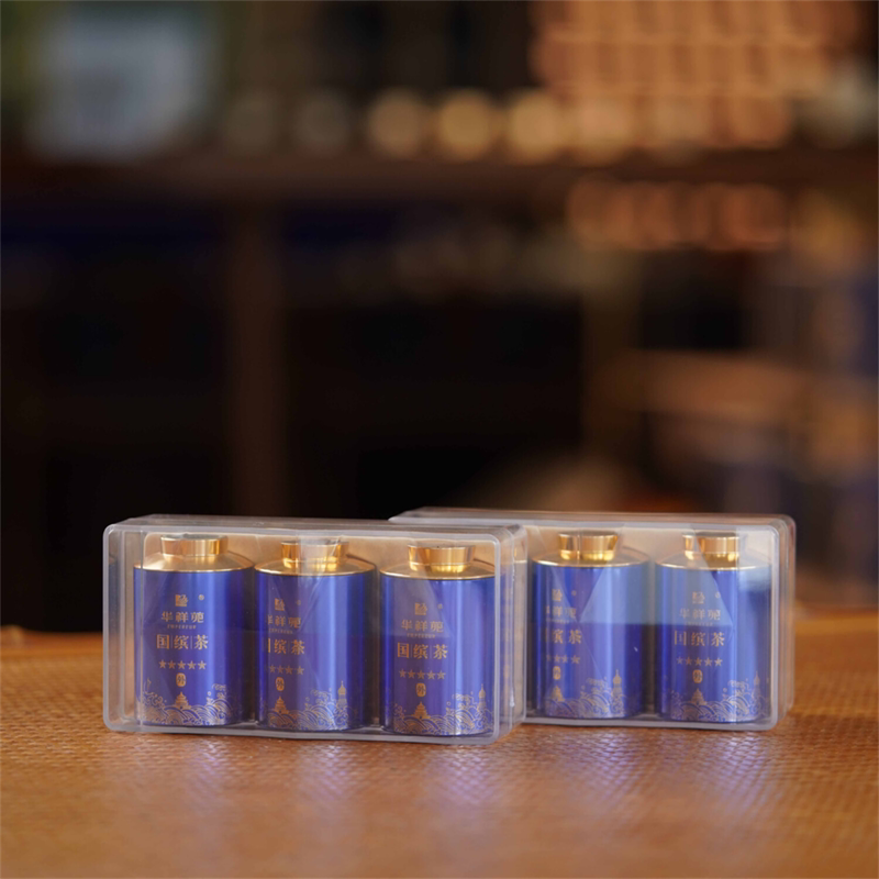 福建华祥苑茗茶茶叶-龙井茶1260(亚克力盒3罐装24g*2)2025年2.6版
