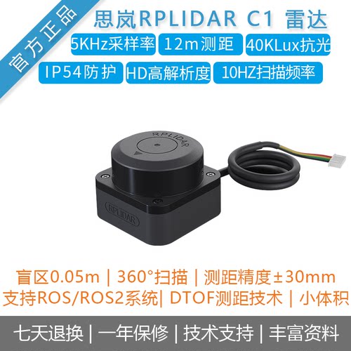 思岚RPLIDARC1小车避障