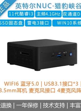 英特尔（Intel）[NUC11PAHi30Z] NUC准系统主机猎豹峡谷 微型计算