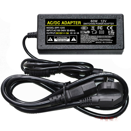AC DC ADAPTER原装DC12V5A/4A/3A电源适配器型号SPF-1205
