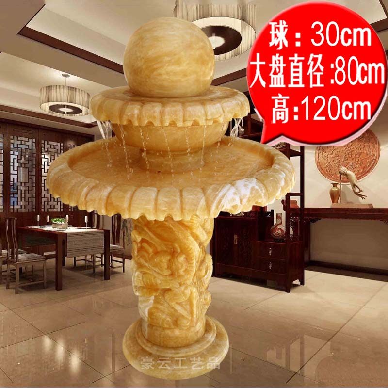 天然石材家居装饰开业水转球摆件