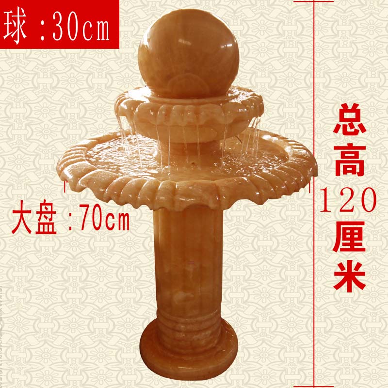 时尚风罗马柱流水喷泉摆件工艺品