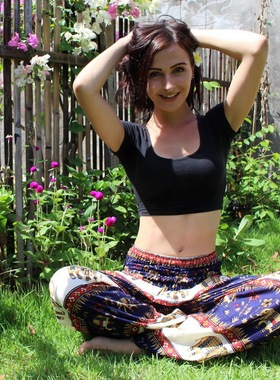 Bohemian新款现货Dipa Ma瑜伽裤灯笼裤运动透气休闲