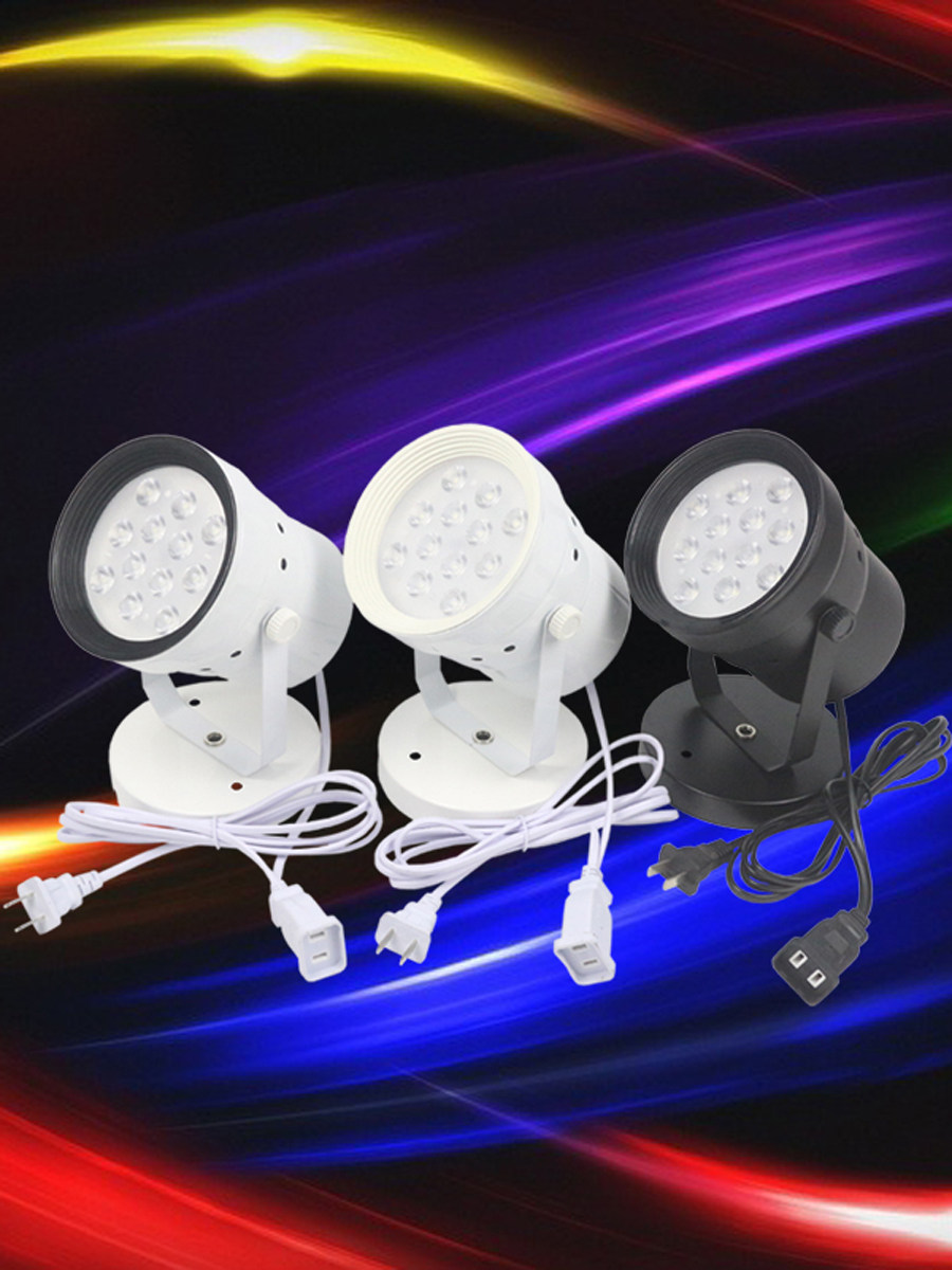 超亮进口芯片12W LED射灯 婚庆射灯 引路灯婚庆地灯 婚礼背景灯具,家装灯饰光源,嵌入式射灯,淘宝优惠券,粉丝福利购,淘宝优惠卷