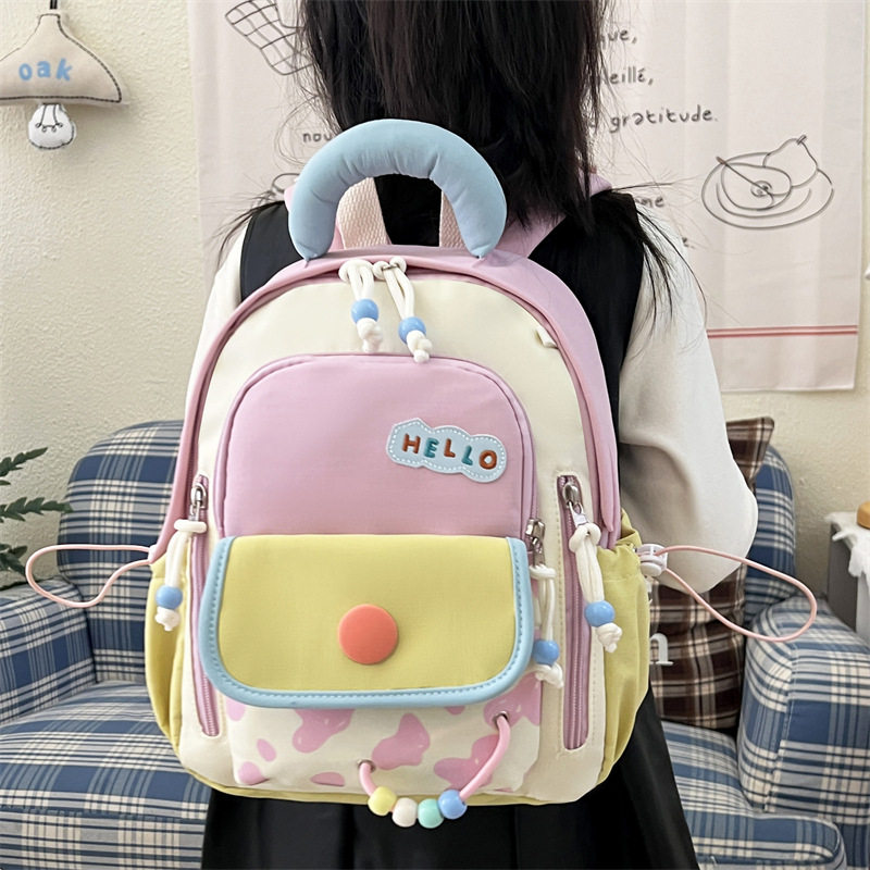 韩版幼儿园书包儿童新款ins风男女孩背包可爱轻便卡通小班双肩包
