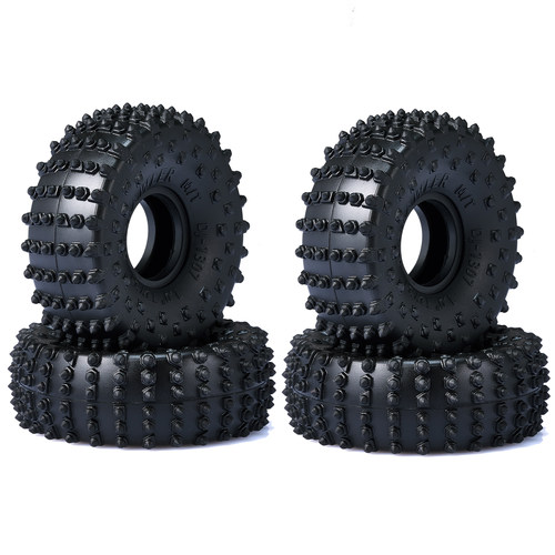 DJ加宽1寸钉胎4个DJ-1307 72*27 SCX24 FMS TRX4M配双段海绵
