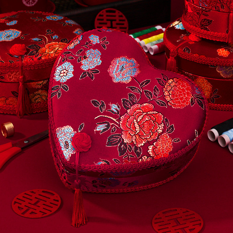 针线盒结婚女方陪嫁用品大全