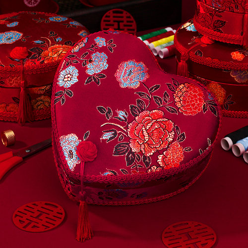 针线盒结婚女方陪嫁用品大全