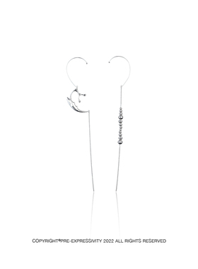 Pre-expressivity前置表达放射菌耳挂 无耳洞女高级小众先锋夸张