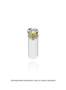 Pre-expressivity前置表达螺旋体流苏开口戒 可调节小众高级礼物