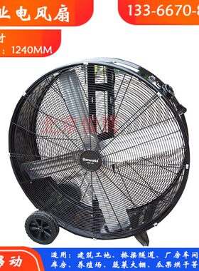 羽毛球馆电风扇大功率移动扇