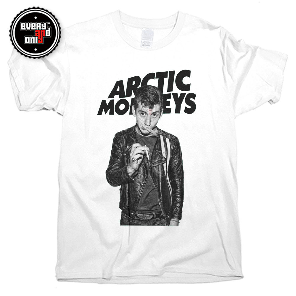 arctic monkeys英国摇滚乐队alex turner北极猴子周边男女休闲t恤