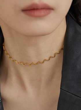 高级感个性锁骨项链choker