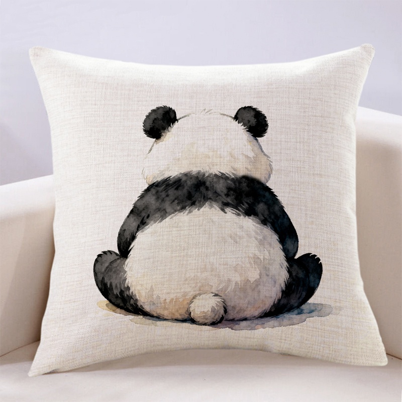 可爱大熊猫床上靠垫沙发抱枕