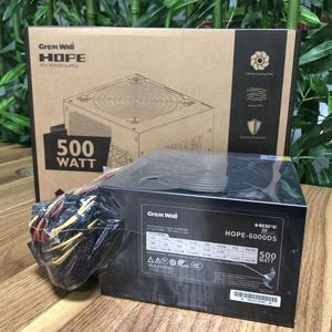 全新长城A6额定500W HOPE-6000DS 7000DS 电脑台式机电源温控静音