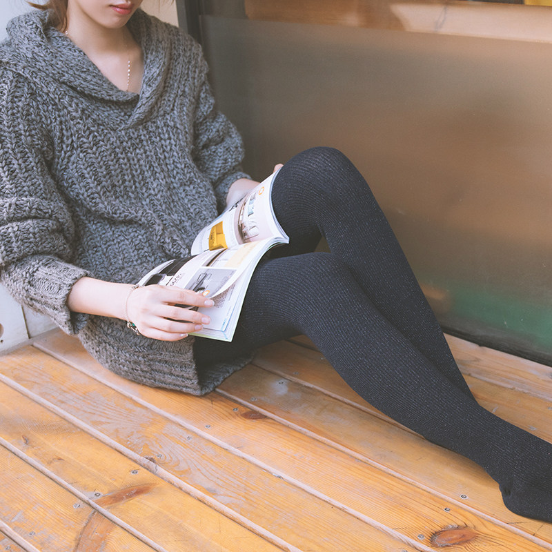 mmmnice秋冬牛货超柔微闪金银丝加厚保暖内拉绒羊毛连裤袜女高弹,女士内衣/男士内衣/家居服,连裤袜/打底袜,淘宝优惠券,粉丝福利购,淘宝优惠卷