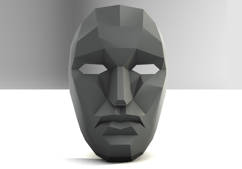 3D打印图纸/3D建模/3D素材/立体精雕图/stl文件(面具-非实物)