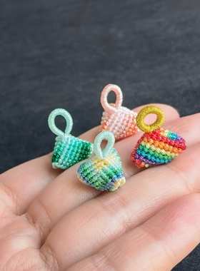精工手工编织彩金七彩小粽子