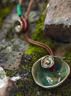 原创设计风森系元气毛衣链