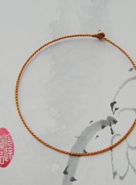 原创手工土黄财运开运密宗手绳