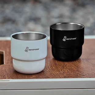 Aeropress爱乐压咖啡杯不锈钢萃取杯分享杯 水杯户外露营旅行杯子