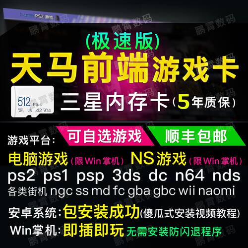 天马g前端复古游戏内存tf卡整合包适用win安卓系统ayaneo罗技掌机