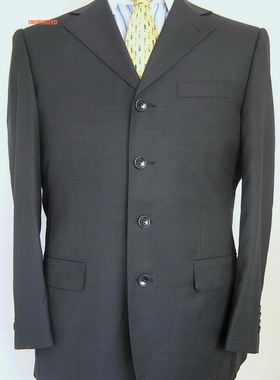 男装秋冬正品鸟男士西服14515羊毛西装商务结婚职业套装工装深色