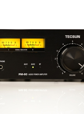 德生PM80APTX/AAC AUX2 RCA输入独立耳放高清蓝牙4.2接收HiFi功放