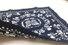 BLUE CALICO Two-sided printing and dyeing Kerchief tea set notebook computer 40*40CM Cotton tea towel