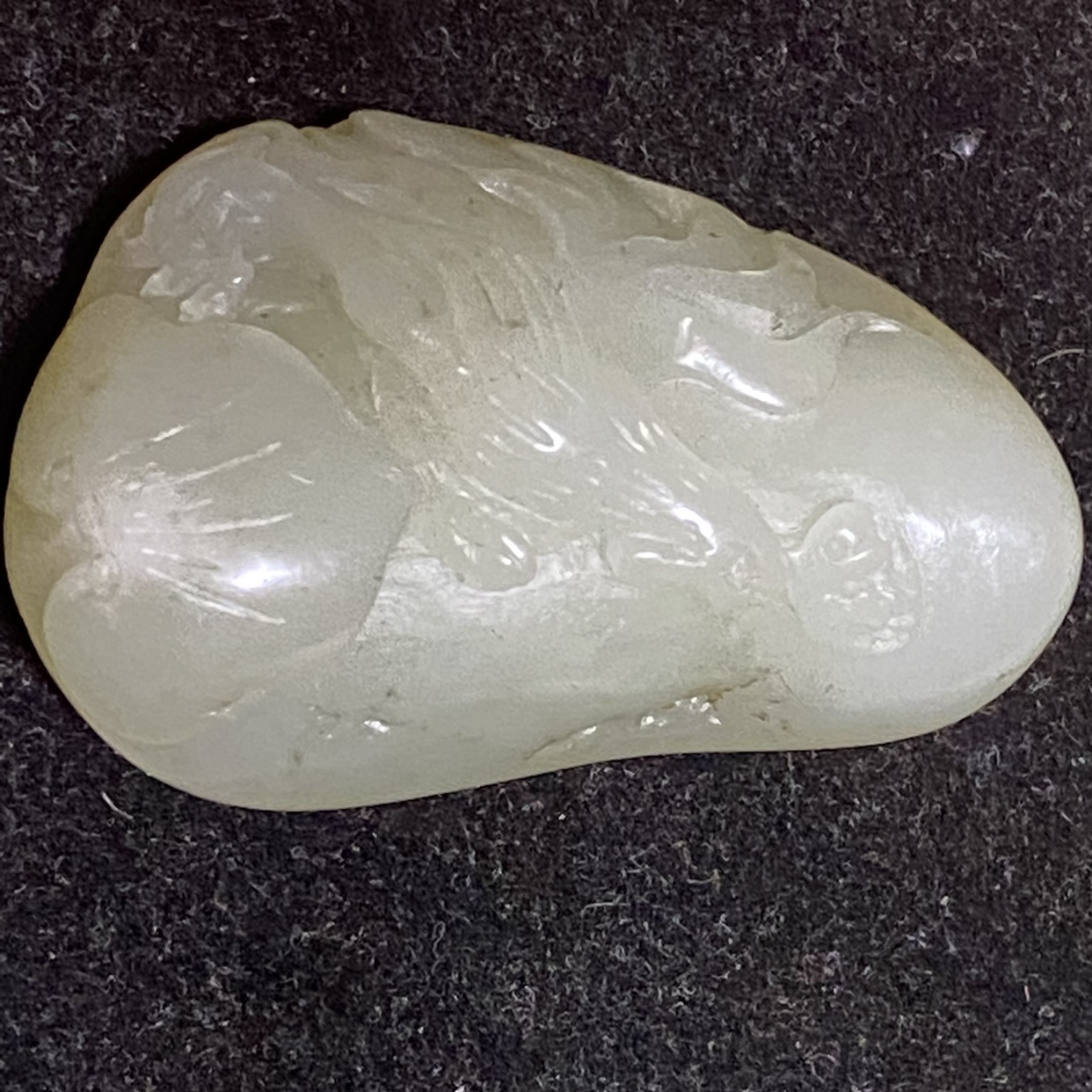 和田玉籽料属相挂件29原石白玉