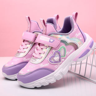 女童运动鞋2026春秋款皮面防水学生小孩篮球轻便底轻盈中大童儿童