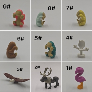 乐高 LEGO 散货 动物素体 人仔配件 火烈鸟 鹰