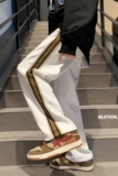 AK92*P55控78元主推品质款直筒宽松拼接条纹加绒加厚休闲裤男，男装卫衣，电商A249