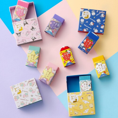 日本PLUS富士山橡皮Hellokitty款