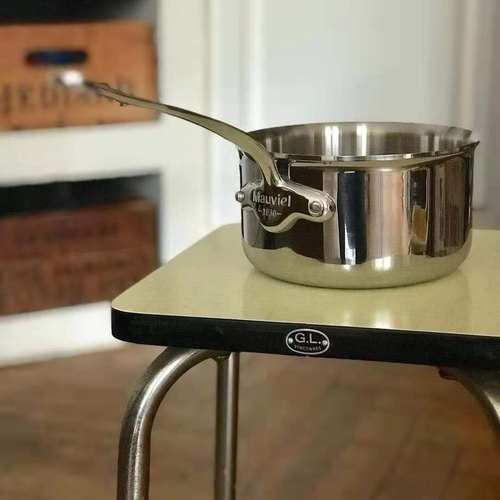 法国代购单柄酱汁宝宝辅食奶锅