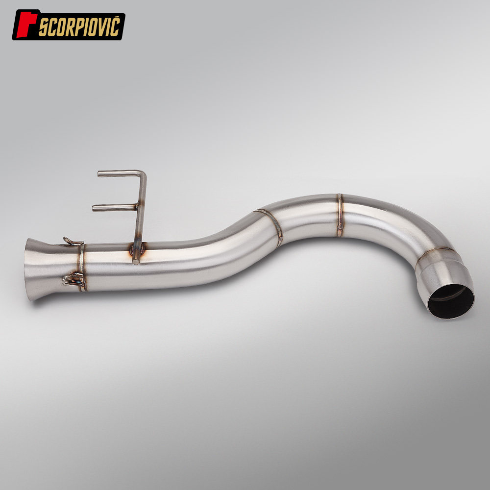 摩托车机车改装 庞巴迪蜘蛛侠Spyder F3 1330排气管中段 带消音器