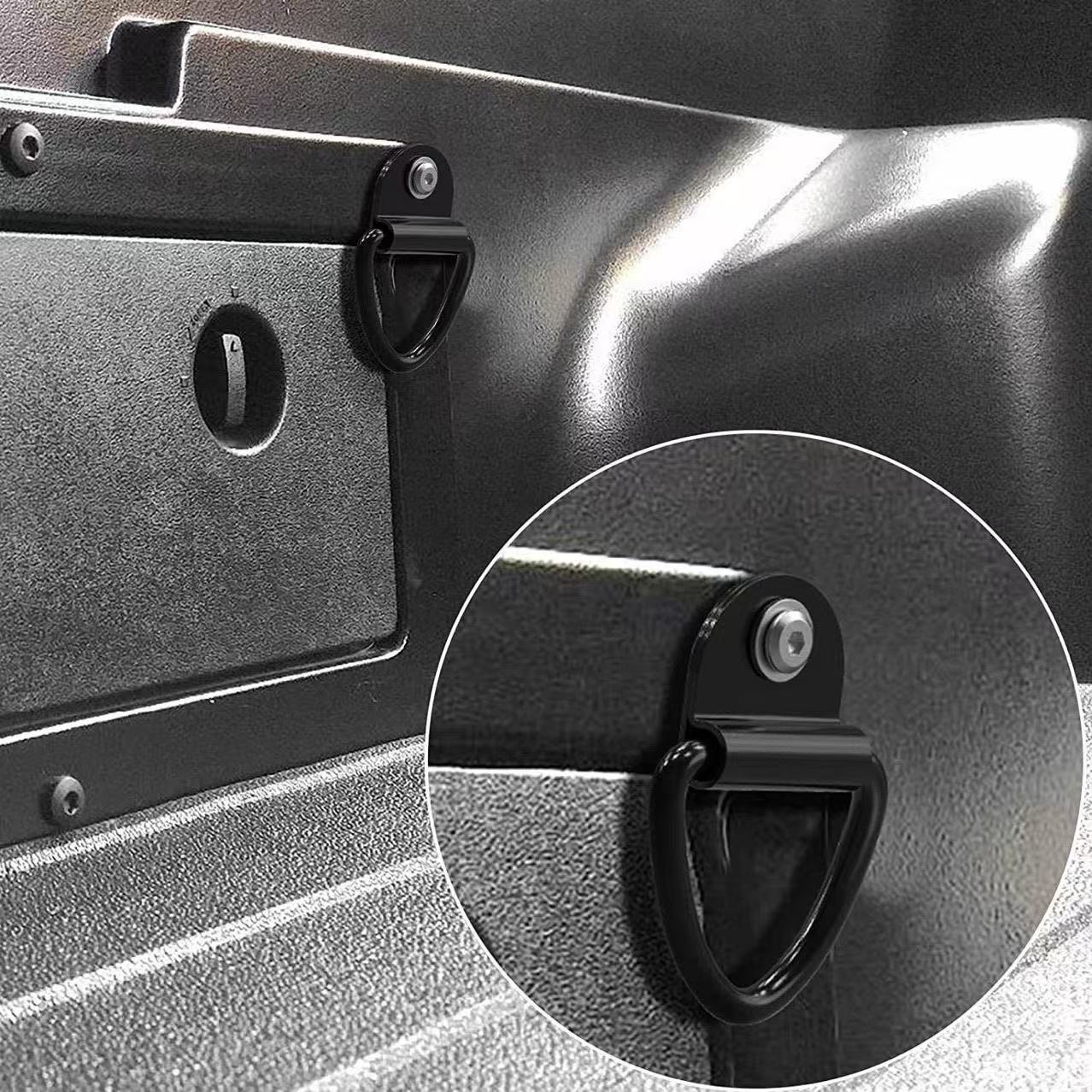 卡车集装箱拉环地板钩货车改装固定皮卡货物绳索D型固定挂扣拉环