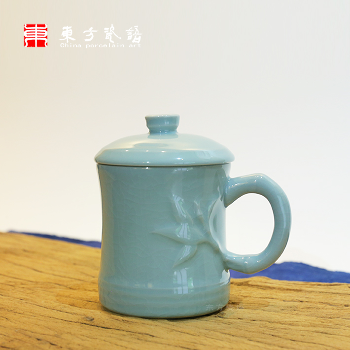 开片茶具汝窑原产地主人杯