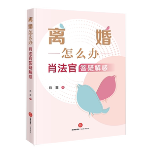 官方正版2022离婚怎么办 肖法官答疑解惑 案例协议离婚诉讼子女抚养权归属财产分割房屋离婚案件证据开庭执行民法典婚姻法律书籍