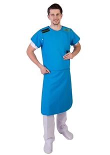 优美优铅衣 介入铅衣 无铅铅衣 双面分体短袖铅衣 X射线防护服