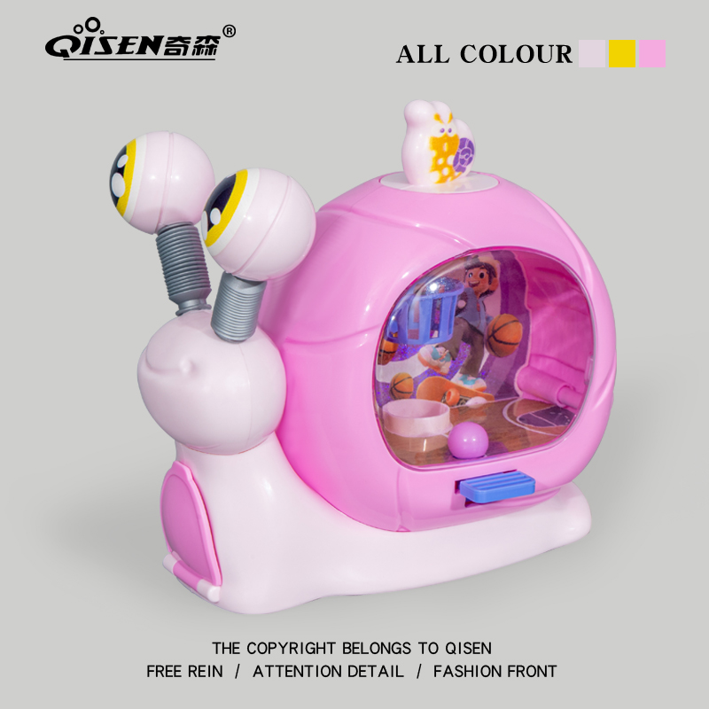 儿童蜗牛手指篮球机益智思维训练桌面投球3岁6宝宝指尖投篮小玩具