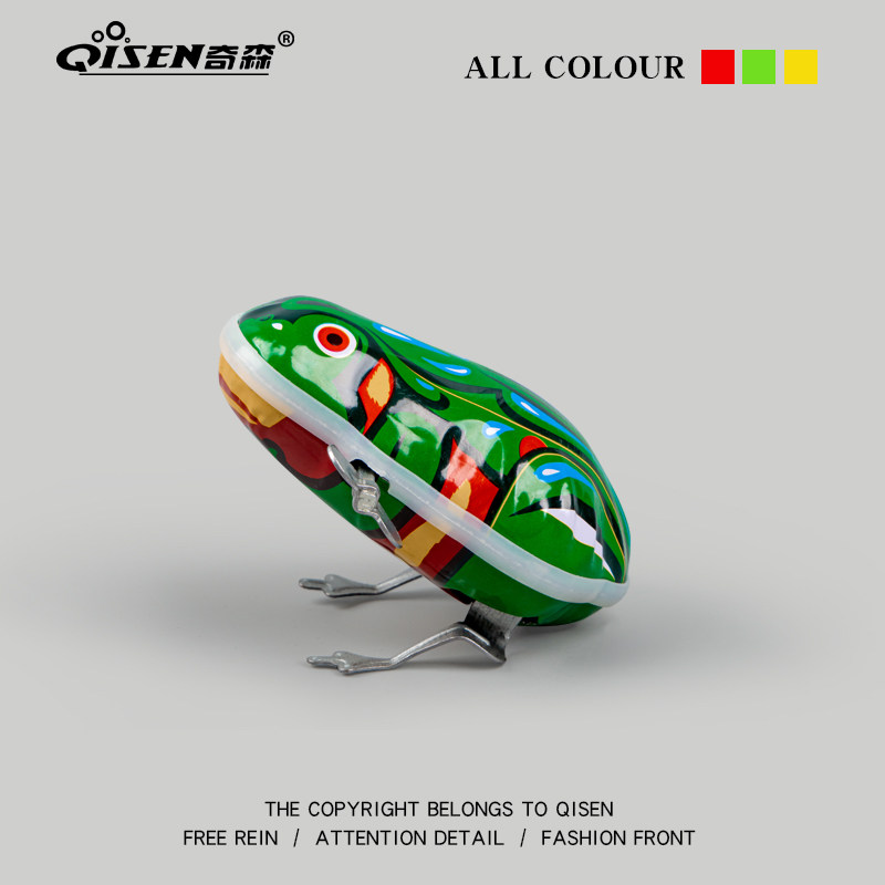 铁皮小青蛙80后怀旧儿童上发条弹跳玩具宝宝跳跳蛙男孩女孩1一3岁,玩具/童车/益智/积木/模型,发条玩具,淘宝优惠券,粉丝福利购,淘宝优惠卷