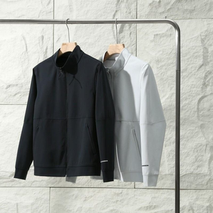 意大利品牌柜1189立体剪裁春秋情侣立领弹力简约运动休闲夹克外套