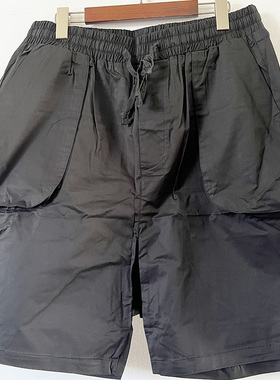 欧美高街宽松大码哈伦吊裆街头嘻哈潮人黑色白色休闲短裤两条包邮