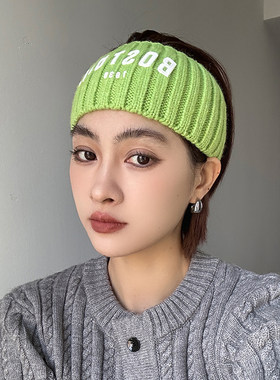 日常发带头巾女宽边运动束发箍