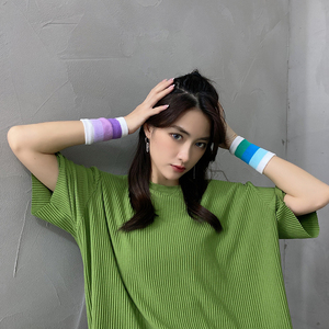 运动护腕吸汗吸水护具男女擦汗手腕健身篮球纯棉彩色户腕薄款夏季
