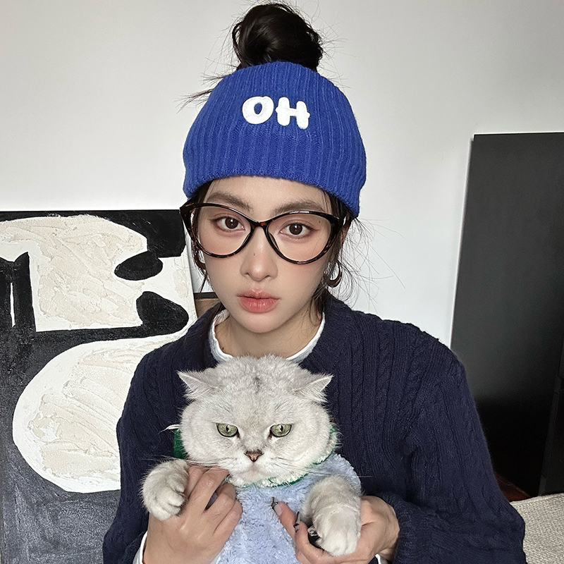 新款针织毛线发带女秋冬